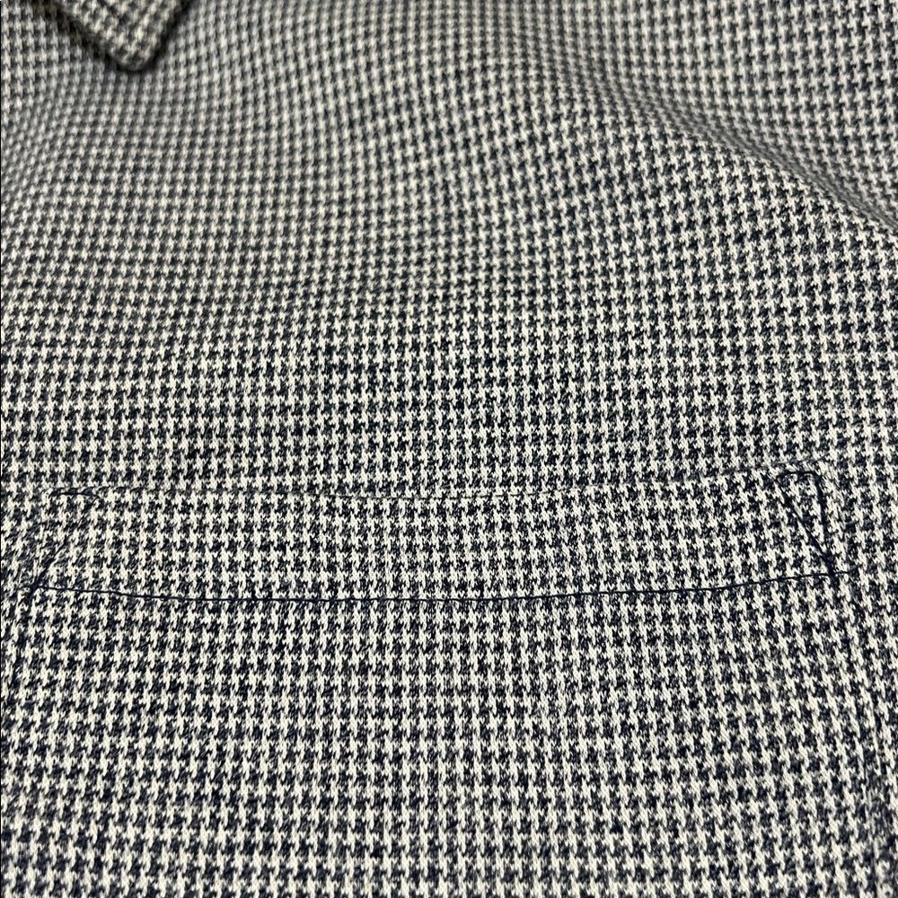 7 Diamonds Navy Patterned Casual Shirt - Picture 4 of 8